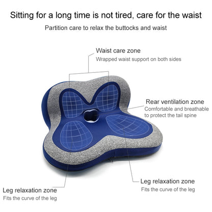 Memory Foam Petal Cushion Office Chair Home Car Seat Cushion, Size: Without Storage Bag(Starry Blue) - Cushions & Pillows by buy2fix | Online Shopping UK | buy2fix