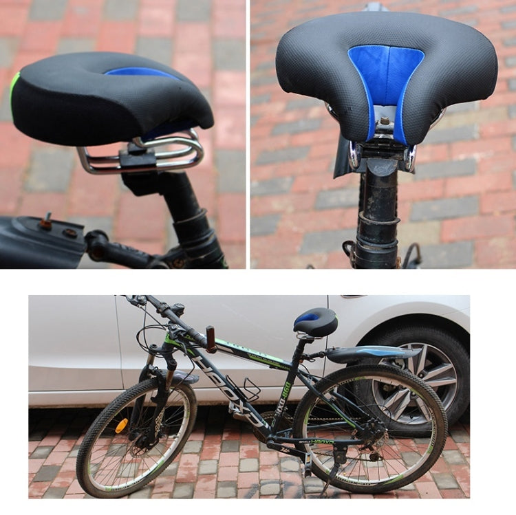 Bicycles Soft Saddle Mountain Bikes Thick Shock Absorption & Comfortable Seat Accessories(Black) - Outdoor & Sports by buy2fix | Online Shopping UK | buy2fix
