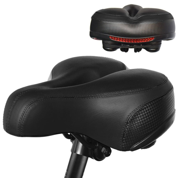 Reflective Seat Bicycle Seat Bicycle Saddle Seat(Black) - Outdoor & Sports by buy2fix | Online Shopping UK | buy2fix