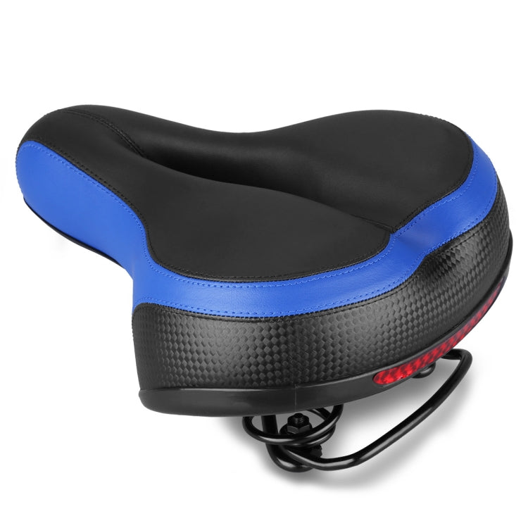 Reflective Spring Saddle Mountain Bike Seat Bicycle Seat Bicycle Seat(Black Blue) - Outdoor & Sports by buy2fix | Online Shopping UK | buy2fix