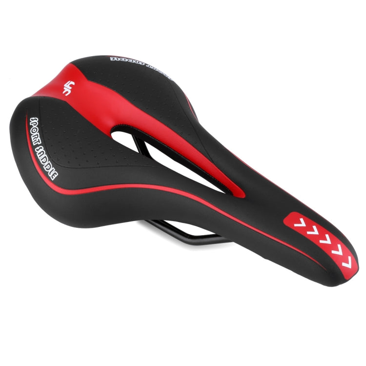 YAFEE YF-1018 Mountain Bike Saddle Bicycle Riding Saddle Bicycle Saddle(White Red) - Bicycle Saddle by YAFEE | Online Shopping UK | buy2fix