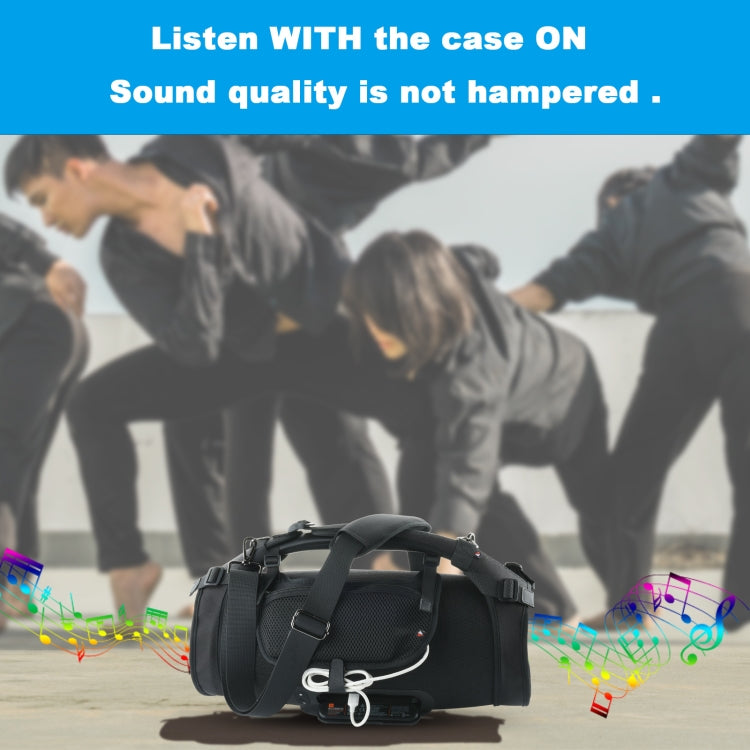 Portable Single-Shoulder Strap Speaker Storage Bag Accessories for JBL Boombox Storage Bag(Black) - Protective Case by buy2fix | Online Shopping UK | buy2fix