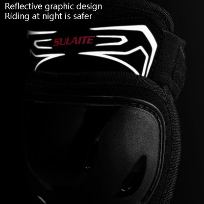 SULAITE Motorcycle Riding Protective Gear Four Seasons Anti-Fall Warm Windshield Rider Equipment, Knee Pads+Elbow Pads - Protective Gear by SULAITE | Online Shopping UK | buy2fix