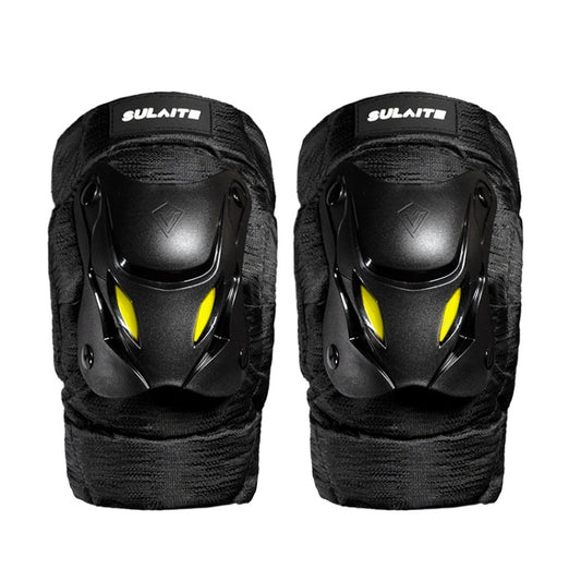 SULAITE Motorcycle Protector Rider Wind Warmth Protective Gear Riding Equipment, Colour: Black Knee Pads - Protective Gear by SULAITE | Online Shopping UK | buy2fix