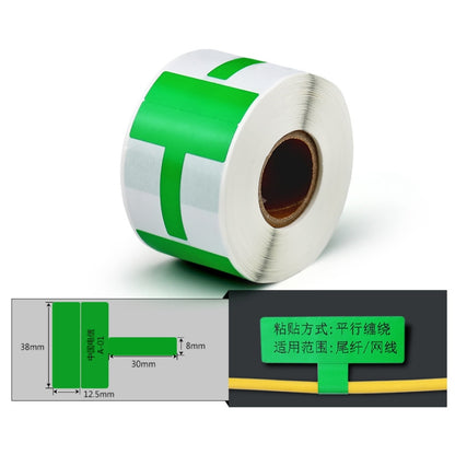 Printing Paper Cable Label For NIIMBOT B50 Labeling Machine(02T-Green) - Printer Accessories by NIIMBOT | Online Shopping UK | buy2fix