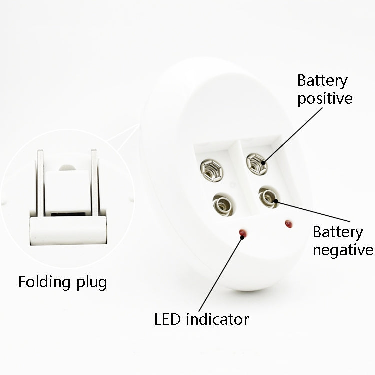 9V L-ion Rechargeable Battery 6F22 9V Lithium Batteries Charger(US Plug) - Consumer Electronics by buy2fix | Online Shopping UK | buy2fix