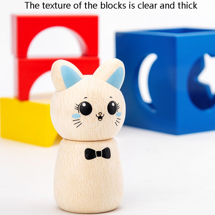 Children Puzzle Creative Assembling Building Blocks Cat Magic Box Baby Early Education Board Game Toys - Puzzle Toys by buy2fix | Online Shopping UK | buy2fix