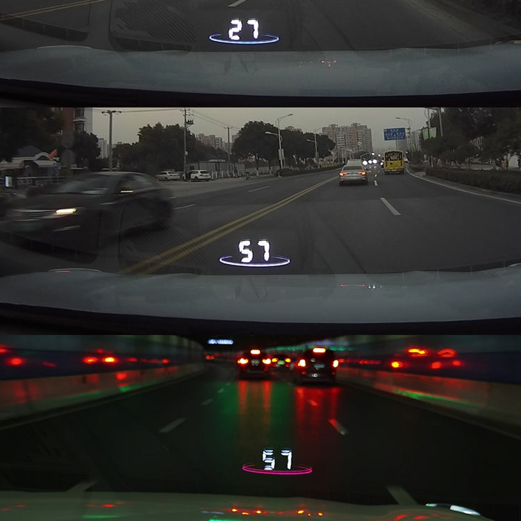 L2 HUD Head-Up Display, Water Temperature Per Hour, OBD Car Display With Color-Changing Atmosphere Light - Head Up Display System by buy2fix | Online Shopping UK | buy2fix