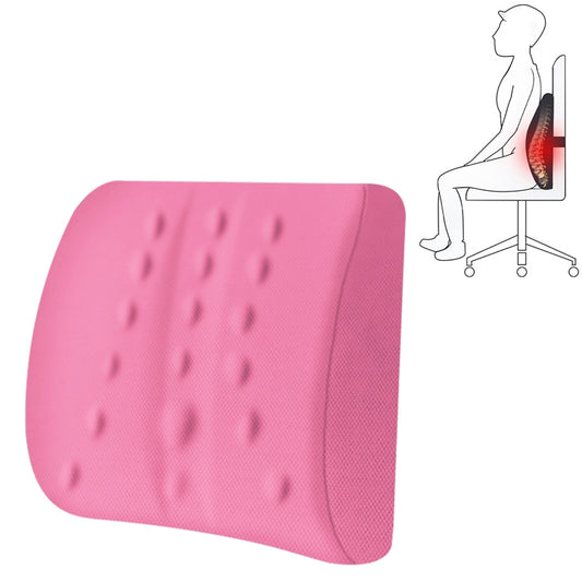 Lumbar Cushion Office Maternity Seat Cushion Car Lumbar Memory Foam Lumbar Pillow,Style: Standard (Pink) - Cushions & Pillows by buy2fix | Online Shopping UK | buy2fix