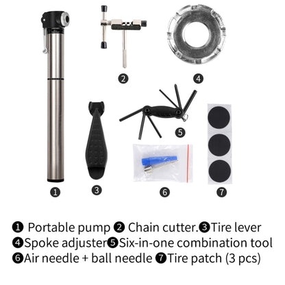 Bicycle Repair Kit Repair Set Bicycle Mountain Road Tire Tool Pump Riding Equipment - Outdoor & Sports by West Biking | Online Shopping UK | buy2fix