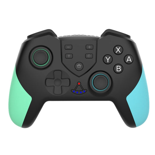 T23 Wireless Bluetooth Game Handle With Vibration And Wake Up Macro Programming Function Handle For Nintendo Switch PRO(Blue Green) - Gamepads by buy2fix | Online Shopping UK | buy2fix