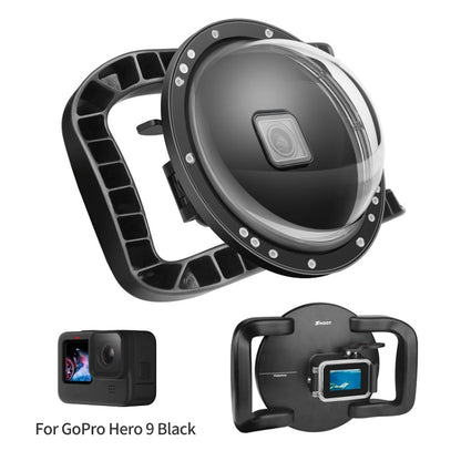 SHOOT XTGP559 Dome Port Underwater Diving Camera Lens Transparent Cover Housing Case For GoPro HERO10 Black / HERO9 Black - DJI & GoPro Accessories by SHOOT | Online Shopping UK | buy2fix