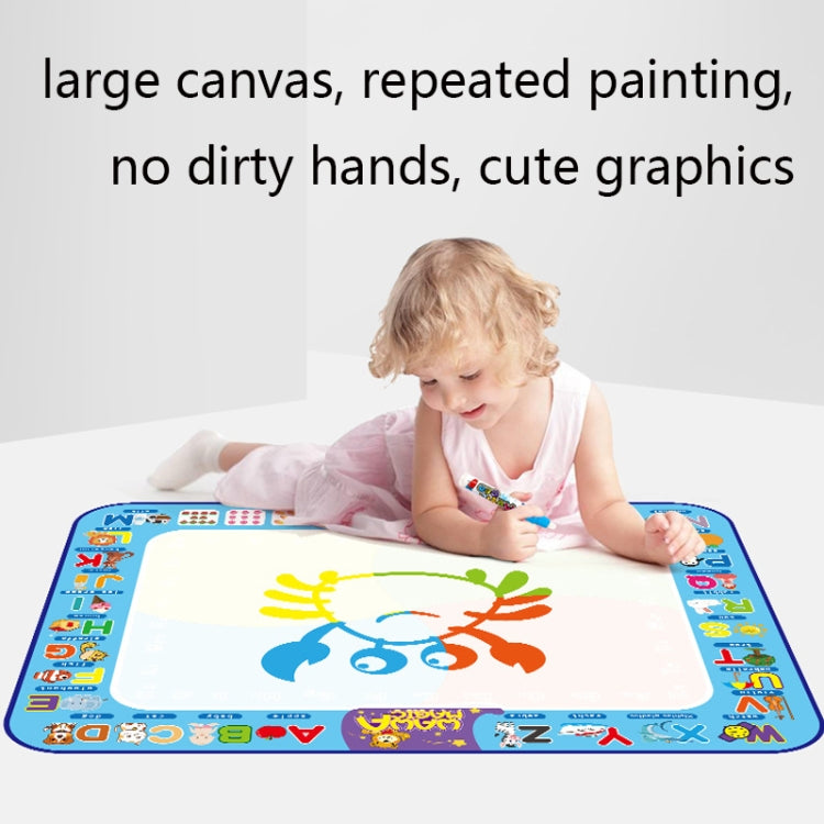 6613 Children Water Drawing Canvas Color Writing Magic Graffiti Mat, Size: 100 x 70cm, Style: 3 Pens-Boxed - Drawing Toys by buy2fix | Online Shopping UK | buy2fix