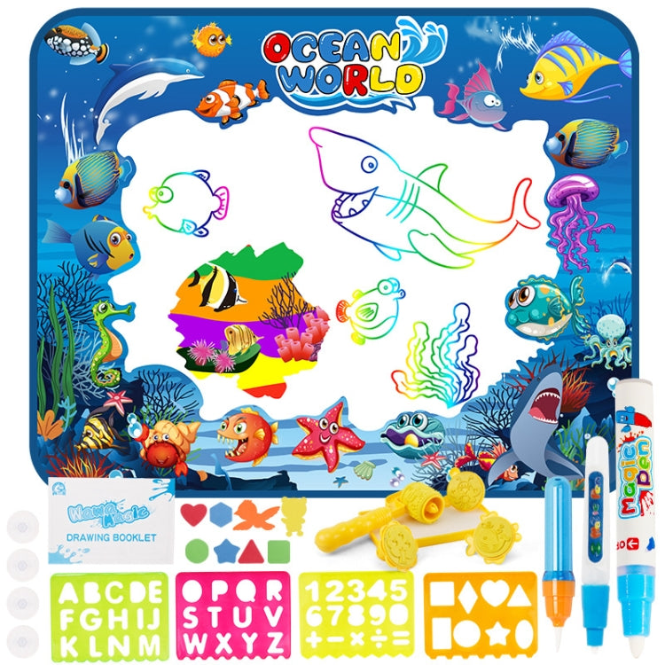 6614 Children Water Drawing Canvas Magic Graffiti Mat, Size: 100 x 80cm New Version - Drawing Toys by buy2fix | Online Shopping UK | buy2fix