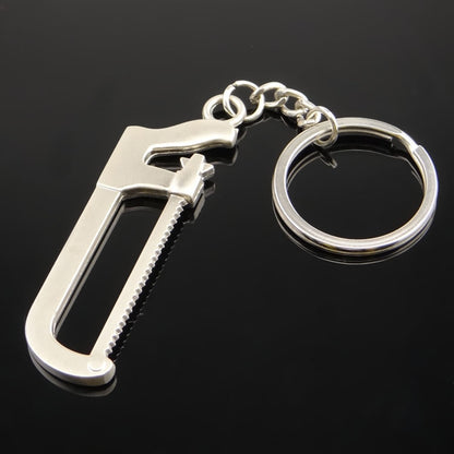 10 PCS Tool Metal Keychain Car Key Ring Pendant, Colour: H-402 Hand Saw - Key Rings by buy2fix | Online Shopping UK | buy2fix