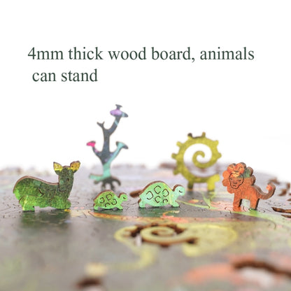 Irregular Wooden Puzzle Adult High Difficulty Creative Gift(Harmonious Island) - Puzzle Toys by buy2fix | Online Shopping UK | buy2fix