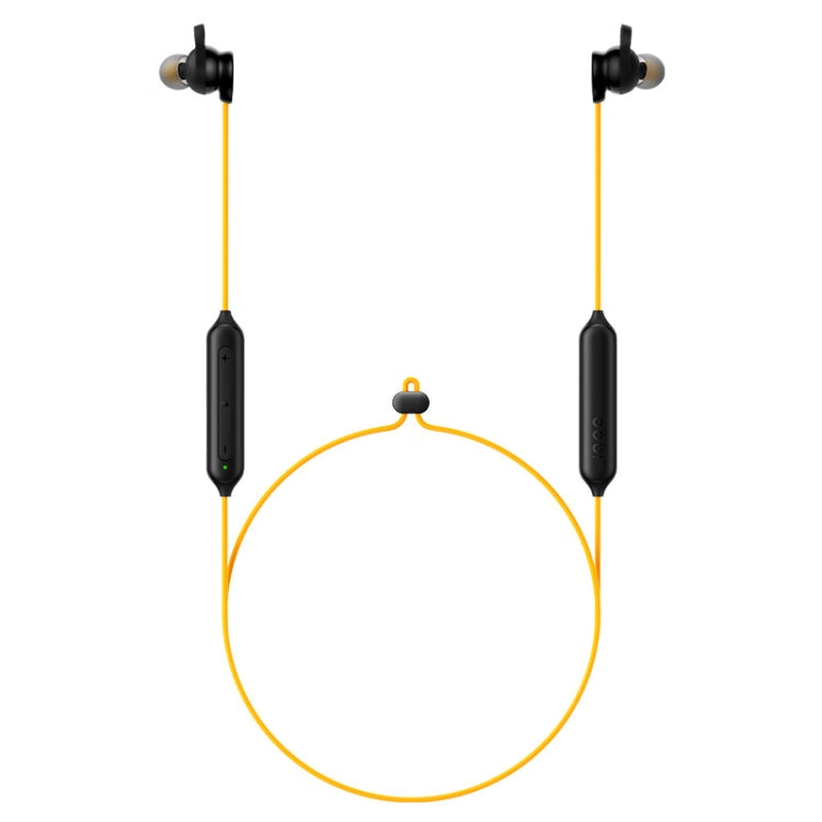 vivo IQOO Stereo Surround Sound Bluetooth Hanging Neck Magnetic Sports Earphones(Yellow) - Neck-mounted Earphone by vivo | Online Shopping UK | buy2fix