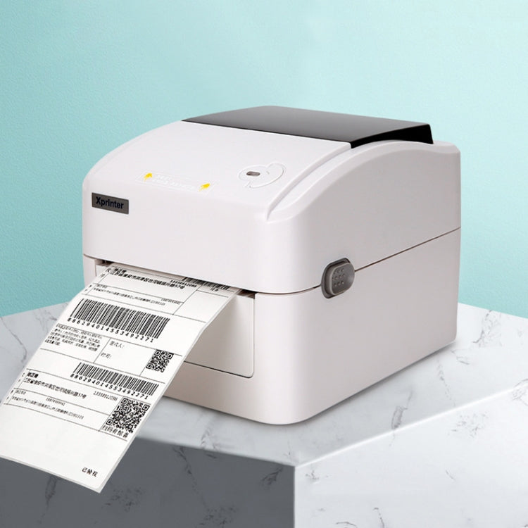 Xprinter XP-420B 108mm Express Order Printer Thermal Label Printer, Style:USB+LAN Port(EU Plug) - Printer by Xprinter | Online Shopping UK | buy2fix