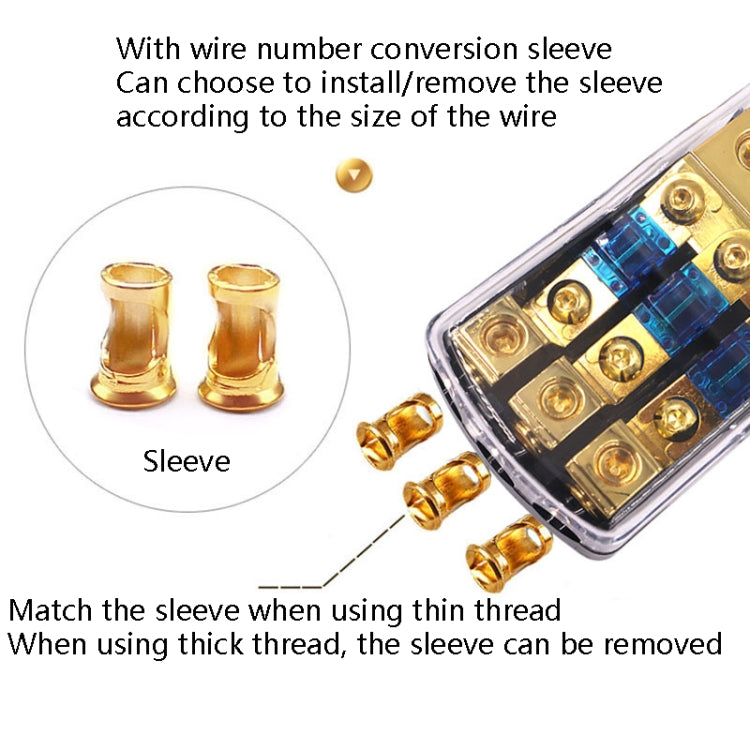 Car Audio Modification Fuse Holder Fuse Liner Fuse Splitter, Specification: 1 In 2 Out - In Car by buy2fix | Online Shopping UK | buy2fix