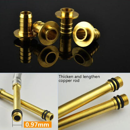 4 PCS Weave Stainless Steel Flexible Plumbing Pipes Cold Hot Mixer Faucet Water Pipe Hoses High Pressure Inlet Pipe, Specification: 80cm 3.5cm Copper Rod - Home & Garden by buy2fix | Online Shopping UK | buy2fix