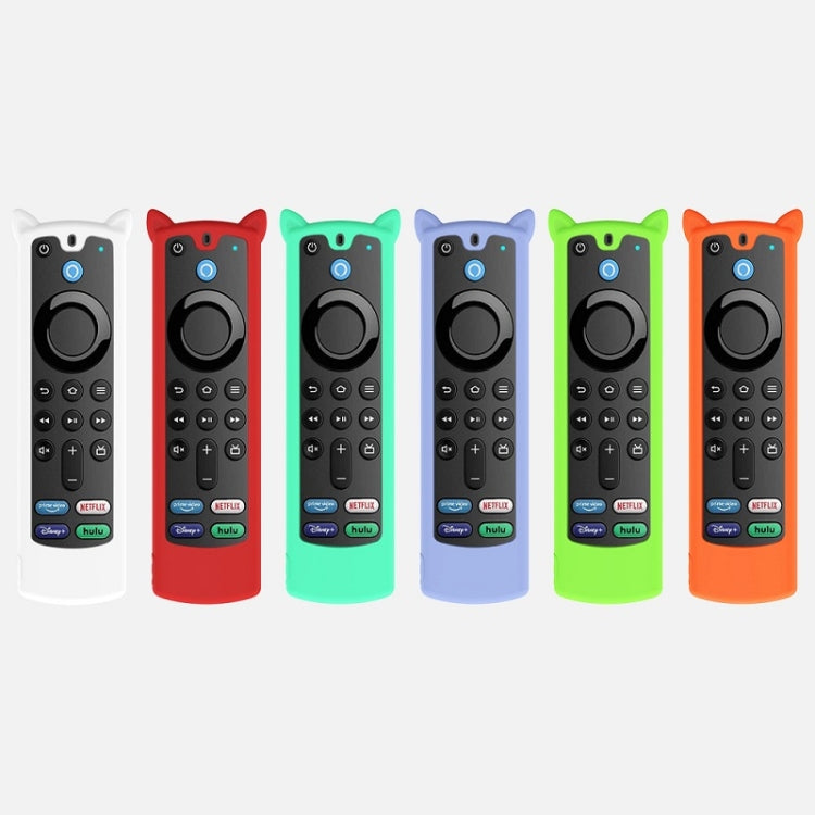 2 PCS Y26 Remote Control Case For Amazon ALEXA Voice Remote 3rd Gen(Orange) - Consumer Electronics by buy2fix | Online Shopping UK | buy2fix