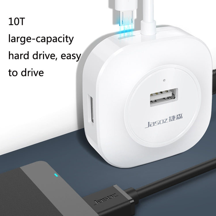 Jasoz High-Speed USB2.0 4-Ports HUB 1 to 4 Docking HUB, Colour: Black 1.2m - USB 2.0 HUB by Jasoz | Online Shopping UK | buy2fix