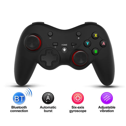 MingPin MB-S810 Wireless Bluetooth Six-Axis Gamepad For Nintendo Switch Pro(Red (Neutral)) - Gamepads by MingPin | Online Shopping UK | buy2fix
