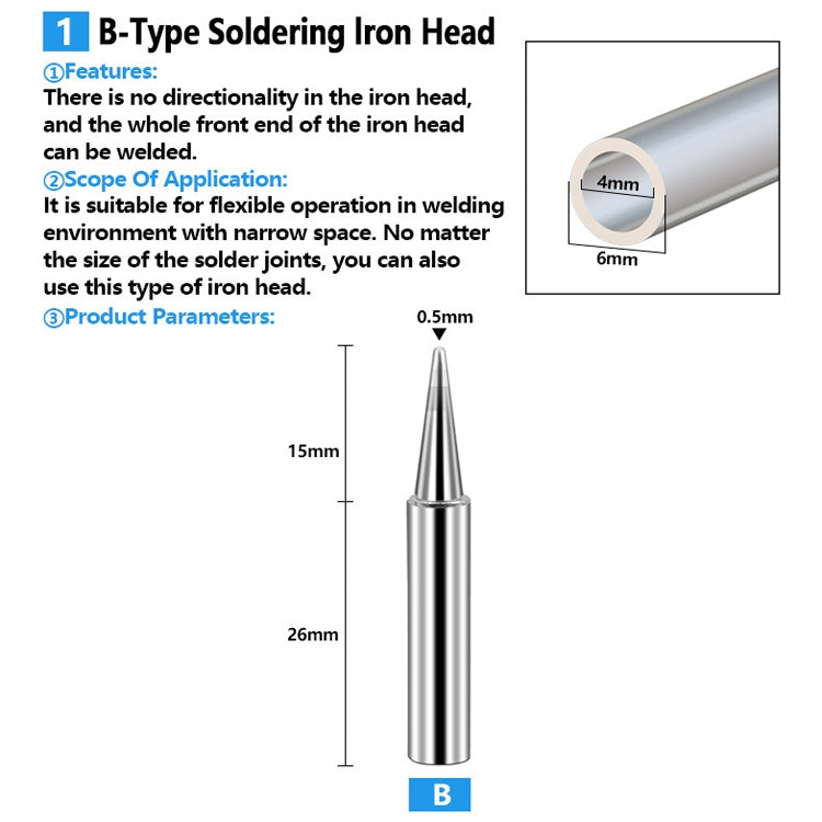 17 PCS / Set Soldering Tips 936 Soldering Station Pure Copper Soldering Iron Tips Lead-Free Soldering Iron Tips - Home & Garden by buy2fix | Online Shopping UK | buy2fix