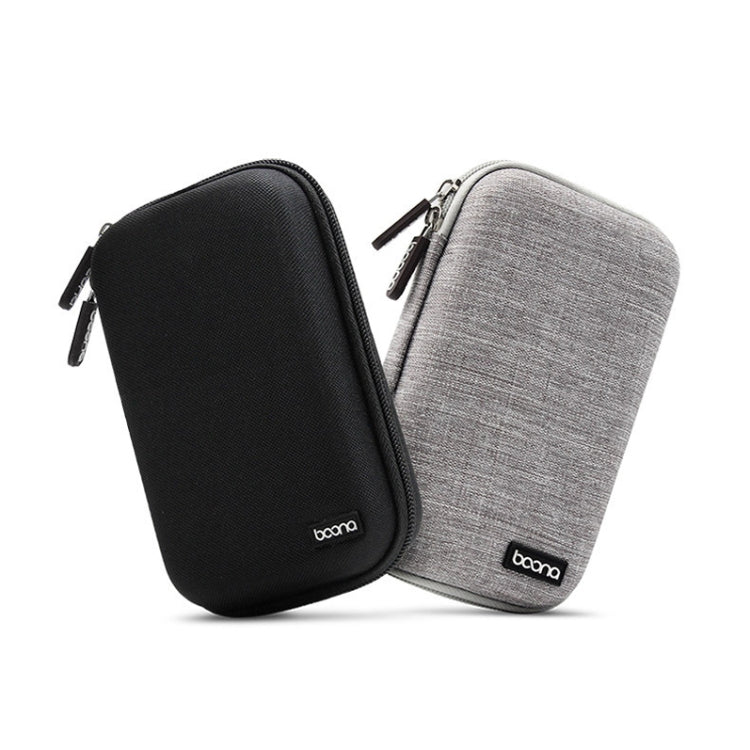 Baona BN-F010 2.5 inch Mobile Hard Disk Single Layer Storage Bag Power Bank Protection Storage Bag(Black) - Hard Drive Bags & Cases by buy2fix | Online Shopping UK | buy2fix