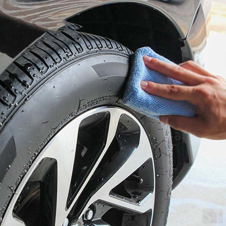 10  PCS / Set FJDLK-001 Microfiber Car Washing Cleaning Waxing Polishing Sponge Towel Cloth Square Car Care Tools 4cm Thick(12x8x4cm) - In Car by buy2fix | Online Shopping UK | buy2fix