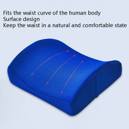 Office Waist Cushion Car Pillow With Pillow Core, Style: Memory Foam(Mesh Purple) - Home & Garden by buy2fix | Online Shopping UK | buy2fix