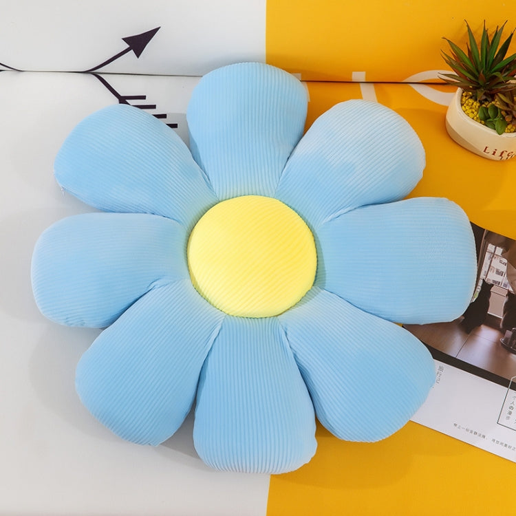 Small Daisy Flower Soft Elastic Cushion Pillow 53cm(Sky Blue) - Home & Garden by buy2fix | Online Shopping UK | buy2fix