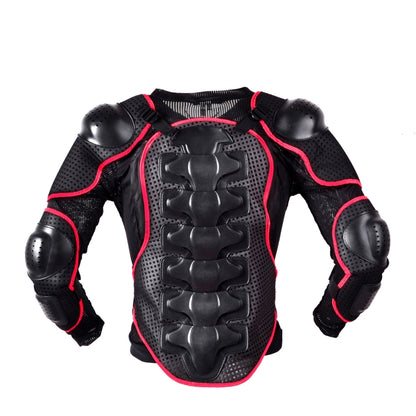 GHOST RACING F060 Motorcycle Armor Suit Riding Protective Gear Chest Protector Elbow Pad Fall Protection Suit, Size: XL(Red) - Protective Gear by GHOST RACING | Online Shopping UK | buy2fix