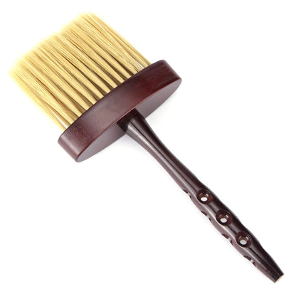 P6036 Long Handle Sweeping Hair Brush Hair Salon Haircut Cleaning Neck Sweeping Brush Household Cleaning Brush(Coffee) - Hair Trimmer by buy2fix | Online Shopping UK | buy2fix