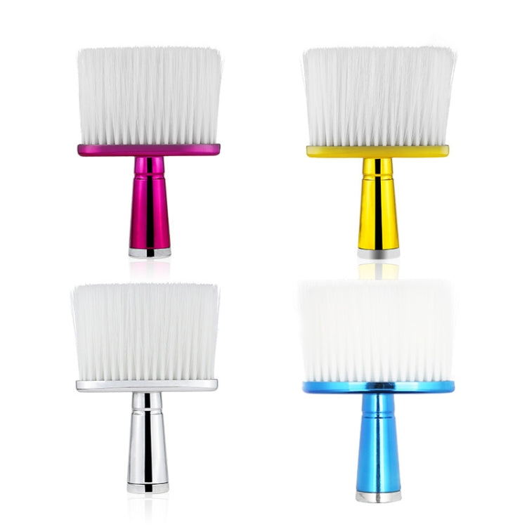 P6424 Hairdresser Sweeping Hair Brushes Hairdressing Nylon Soft Cleaning Brushes Home Hair Salons Shaving Broken Hair Brushes(Silver) - Hair Trimmer by buy2fix | Online Shopping UK | buy2fix