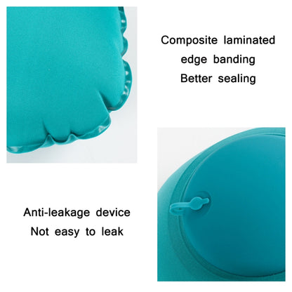 Travel Inflatable Press U-Shaped Neck Guard Pillow, Colour: Flocked U009-05（Dark Blue） - Home & Garden by buy2fix | Online Shopping UK | buy2fix