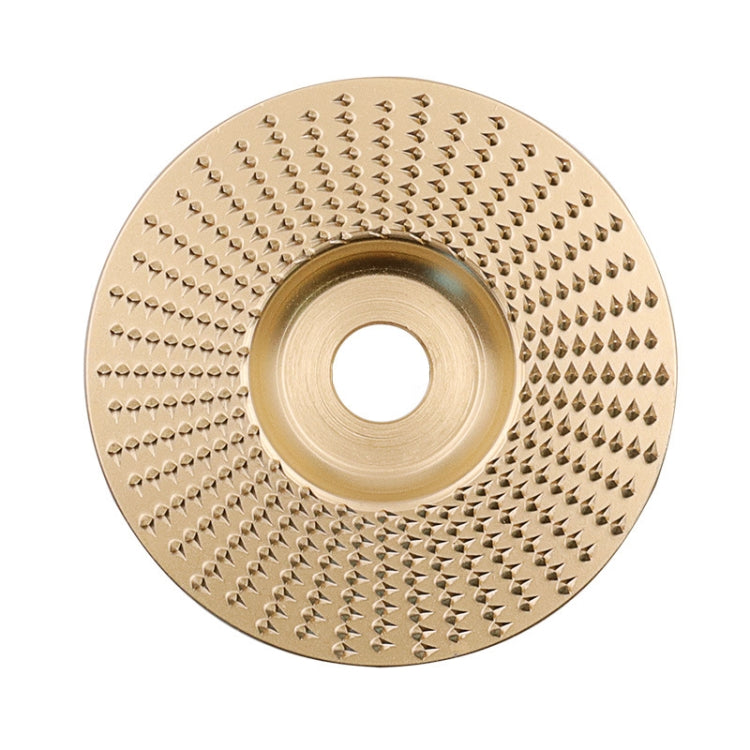 Woodworking Sanding Plastic Stab Discs Hard Round Grinding Wheels For Angle Grinders, Specification: 98mm Golden Plane - Abrasive Tools & Accessories by buy2fix | Online Shopping UK | buy2fix