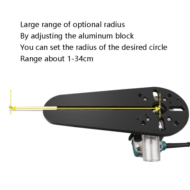 W New Trimming Machine DIY Accessories Universal Milling Circle Machining Circle(C) - Others by buy2fix | Online Shopping UK | buy2fix