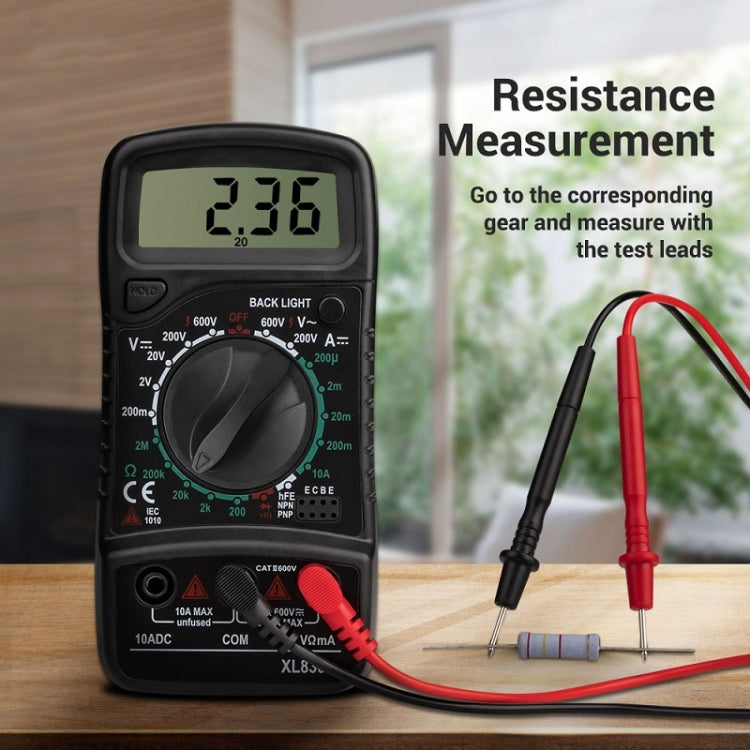 ANENG XL830L Multi-Function Digital Display High-Precision Digital Multimeter, Specification: Bubble Bag Packing(Red) - Consumer Electronics by ANENG | Online Shopping UK | buy2fix