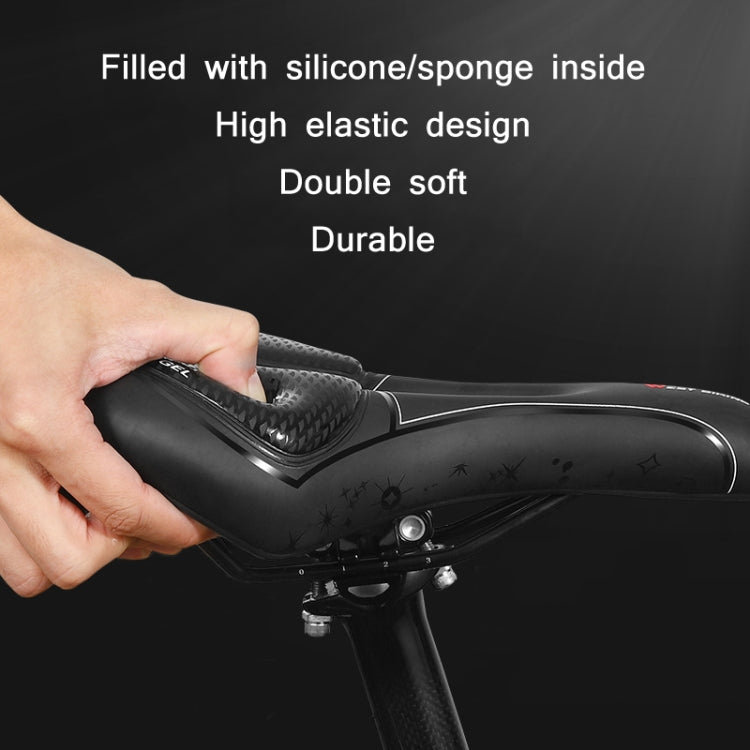 WEST BIKING Bicycle Riding Comfortable Silicone Saddle, Style: Fish Scale (Sponge) - Outdoor & Sports by WEST BIKING | Online Shopping UK | buy2fix