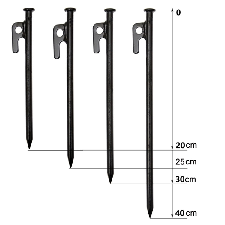 6 PCS 20cm Outdoor Camping Windproof Fixed Canopy Ground Nails - Tents & Accessories by buy2fix | Online Shopping UK | buy2fix