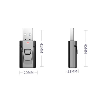 T7 4 In 1 Bluetooth 5.0 USB Transmit Receiving Audio Adapter - In Car by buy2fix | Online Shopping UK | buy2fix