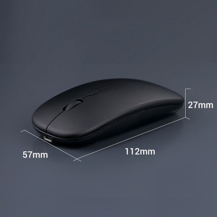 C7002 2400DPI 4 Keys Colorful Luminous Wireless Mouse, Color: 2.4G Rose Gold - Wireless Mice by buy2fix | Online Shopping UK | buy2fix