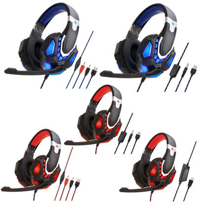 Soyto G10 Gaming Computer Headset For USB (Black Red) - Multimedia Headset by Soyto | Online Shopping UK | buy2fix