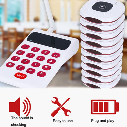 QC03 Wireless Meal Picker Restaurant Vibrating Bell Caller - Security by buy2fix | Online Shopping UK | buy2fix