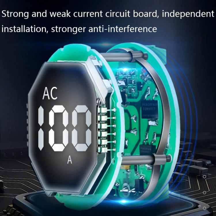 Peacefair PZEM-024A 100A Circular LCD AC Digital Ammeter, Specification: Closed CT - Consumer Electronics by Peacefair | Online Shopping UK | buy2fix