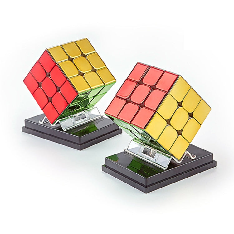 Electroplating Third-Order Magic Cube Educational Toys, Style: No Magnetic Version - Magic Cubes by buy2fix | Online Shopping UK | buy2fix