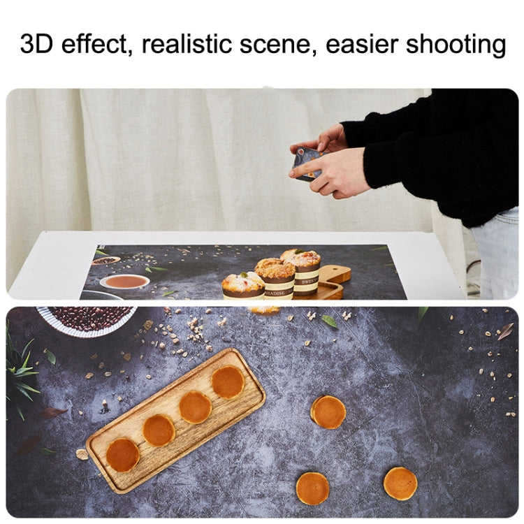 2 PCS 3D Stereoscopic Double-sided Photography Background Board(Afternoon Tea) - Camera Accessories by buy2fix | Online Shopping UK | buy2fix