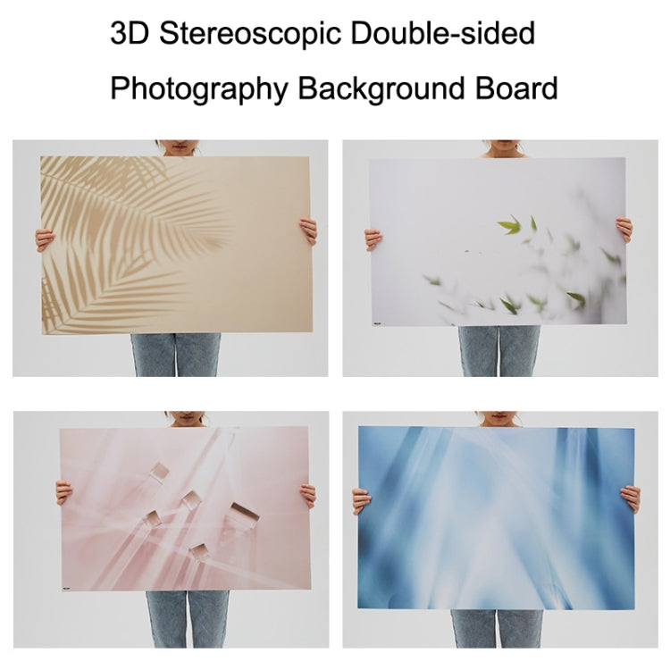 2 PCS 3D Stereoscopic Double-sided Photography Background Board(Afternoon Tea) - Camera Accessories by buy2fix | Online Shopping UK | buy2fix