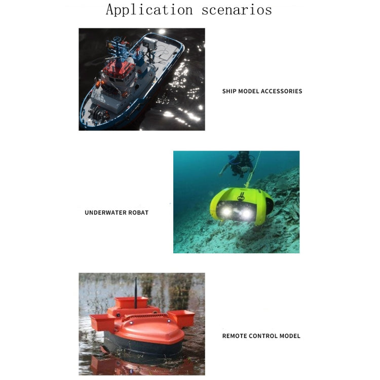 Ship Model Underwater Propeller Waterproof Brushless Motor Underwater Robot - Boats Accessories by buy2fix | Online Shopping UK | buy2fix